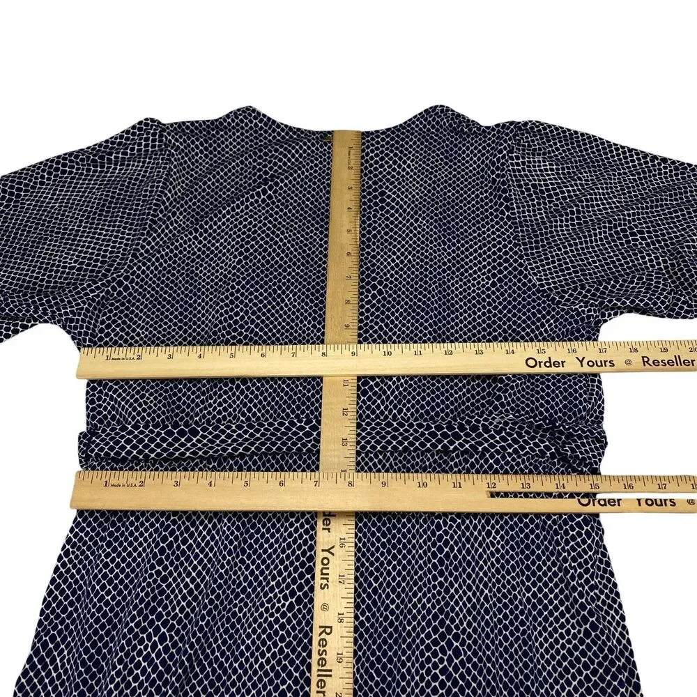 Michael Kors Sheath Dress Womens Medium Navy White MSRP:$135 - Picture 4 of 16